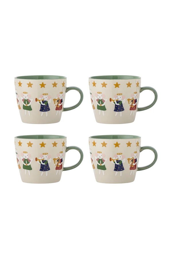 Святковий з фаянсу 4 шт. Bloomingville Peo 300 ml