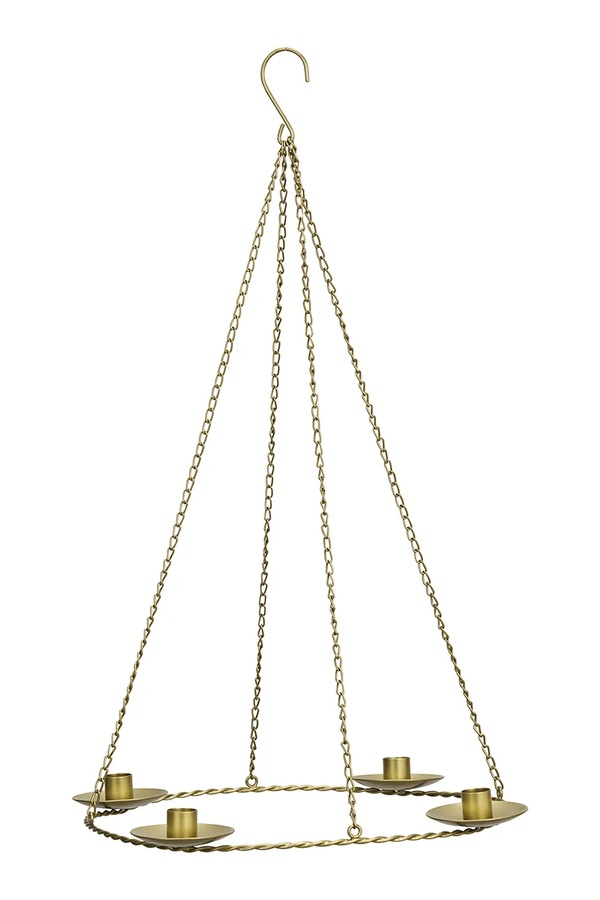 Підсвічник святковий із заліза Madam Stoltz 42 cm