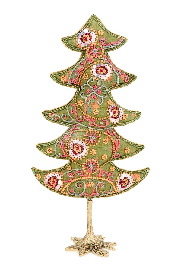 Ялинка декораційна Doing Goods 39 x 22 x 8 cm колір рожевий
