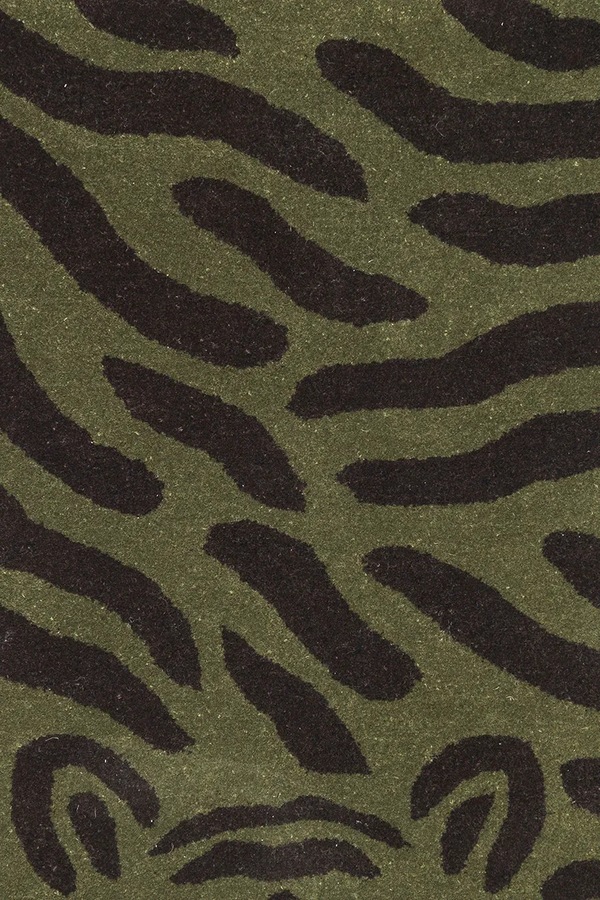 Вовняний килим Ferm Living Safari Tufted Rug 118 x 160 cm колір зелений
