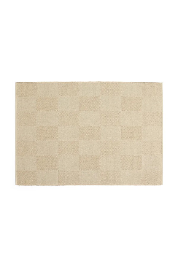 Вовняний килим HAY Check 140 x 200 cm колір бежевий