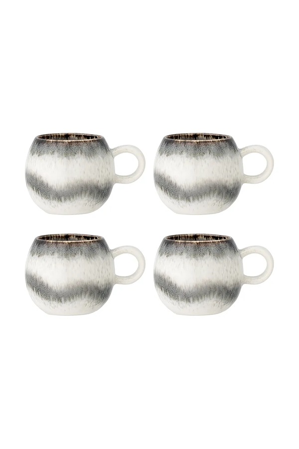 Набор чашек Bloomingville Paula 275 ml 4-pack цвет серый