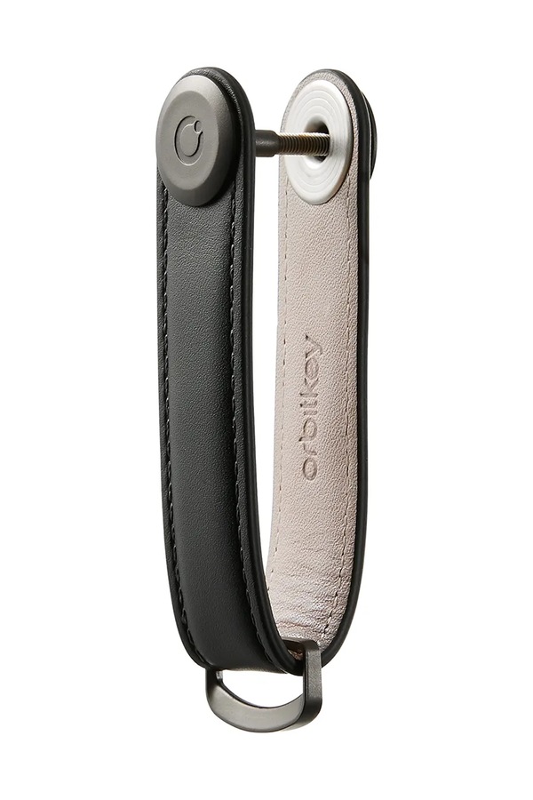 Чохол для ключів Orbitkey Leather Black 8,5 cm колір чорний фото 2