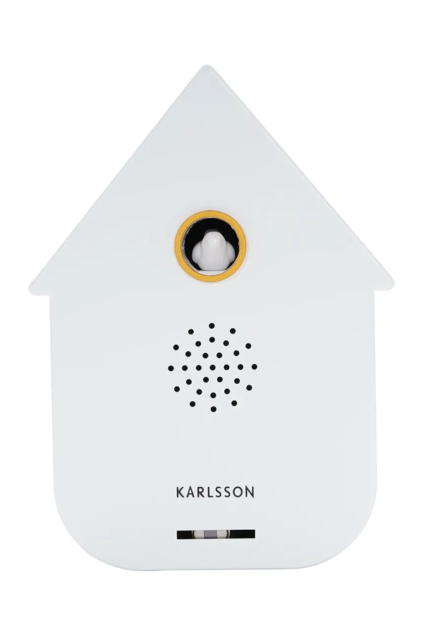 Настінний годинник із зозулею Karlsson Modern Cuckoo 11,5 x 7,5 cm колір білий