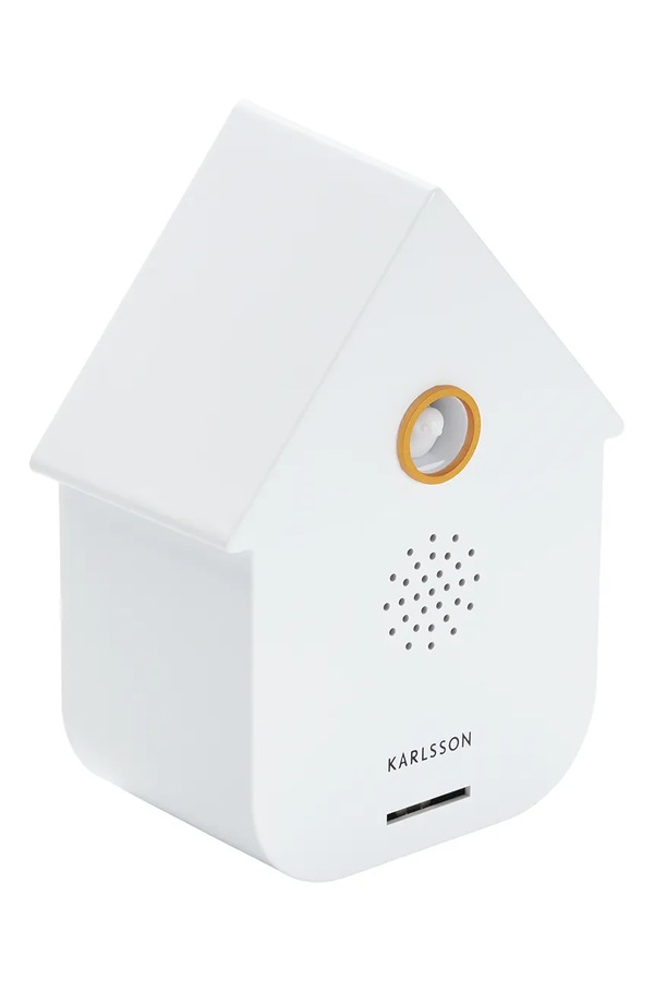 Настінний годинник із зозулею Karlsson Modern Cuckoo 11,5 x 7,5 cm колір білий фото 2