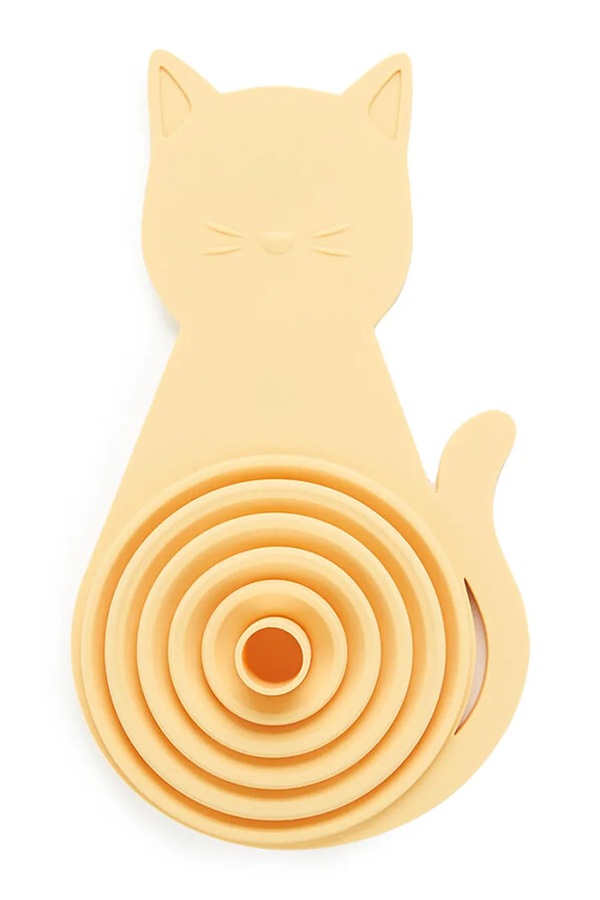 Складний лійка Balvi Meow 16 x 8,2 x 2,8 cm колір помаранчевий