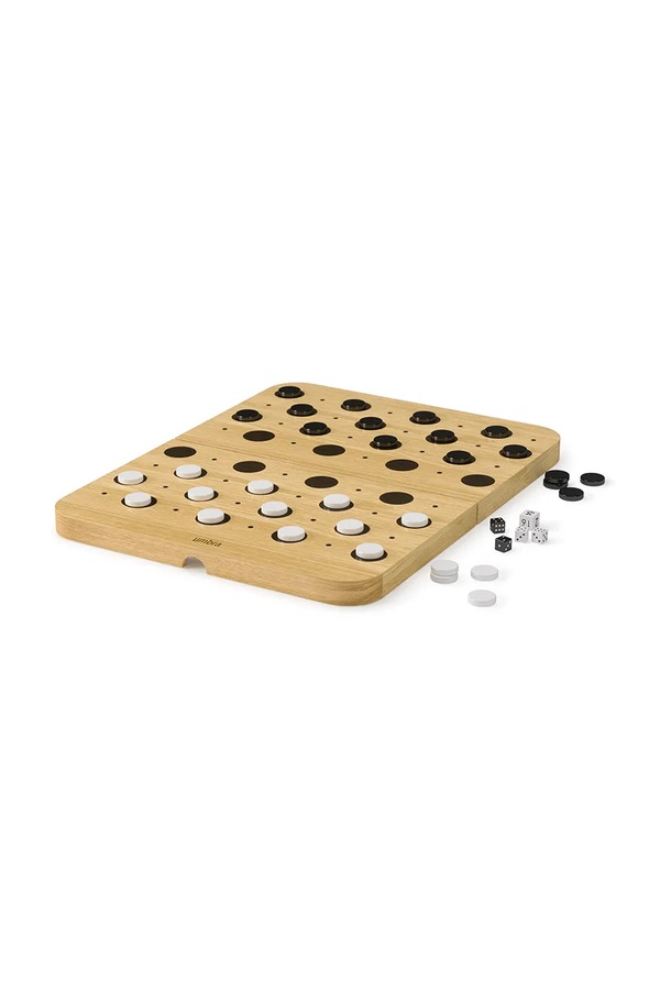 Настільна гра Umbra Blitz Backgammon 14,75 x 9,6 x 2 колір бежевий фото 3