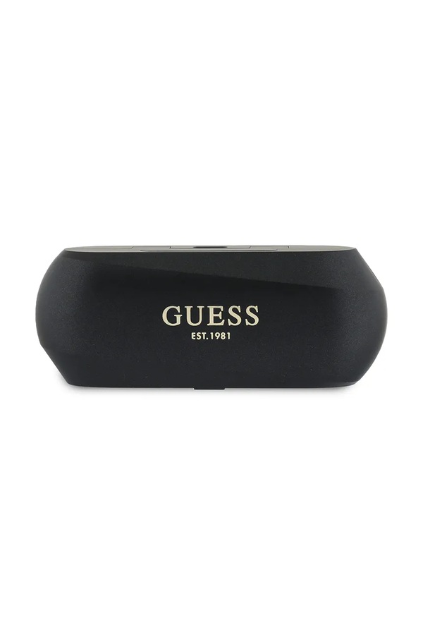Беспроводные наушники Guess Elongated Metalic Printed Logo цвет черный фото 2