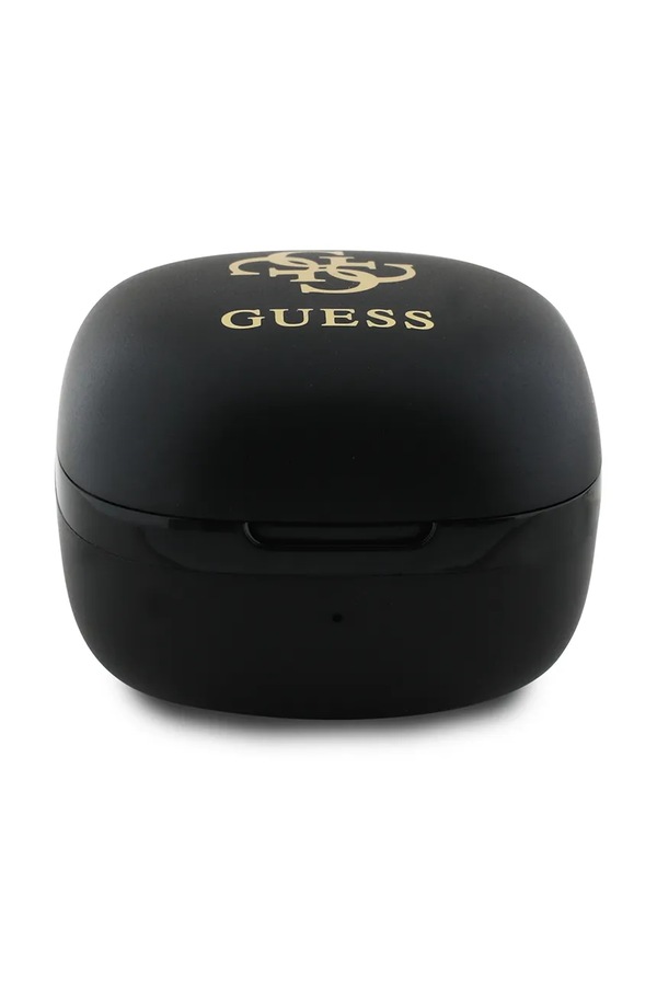 Бездротові навушники Guess Iridescent 4G Printed Logo колір чорний фото 4