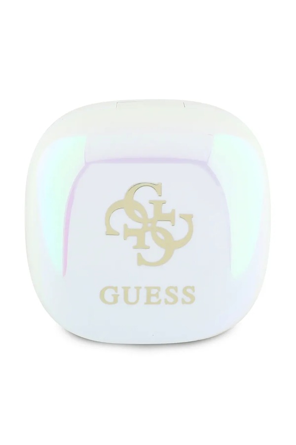 Беспроводные наушники Guess Iridescent 4G Printed Logo цвет белый фото 2