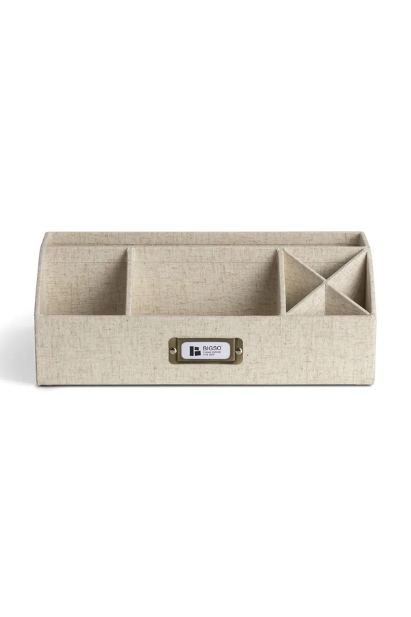 Настільний органайзер Bigso Box of Sweden Elisa 33 x 12,5 x 12,5 cm колір бежевий