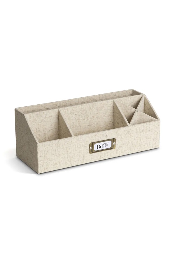 Настольный органайзер Bigso Box of Sweden Elisa 33 x 12,5 x 12,5 cm цвет бежевый