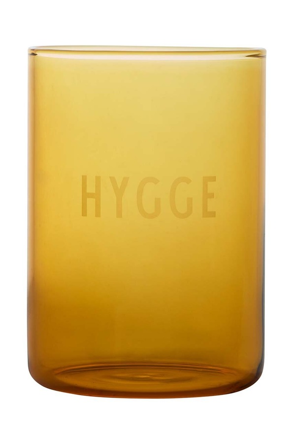 Склянка Design Letters Favourite Drinking 350 ml колір жовтий
