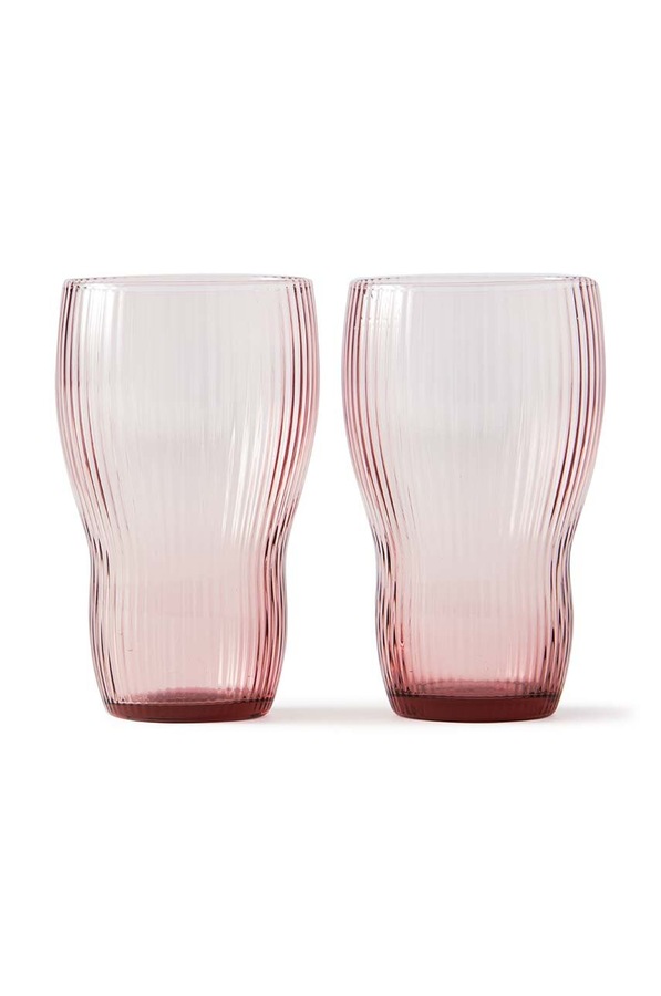 Набір склянок POLSPOTTEN Pum Longdrinks 300 ml 2-pack колір рожевий