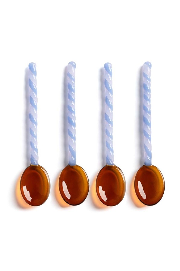 Набір чайних ложок &k amsterdam Spoon Duet Amber 4-pack