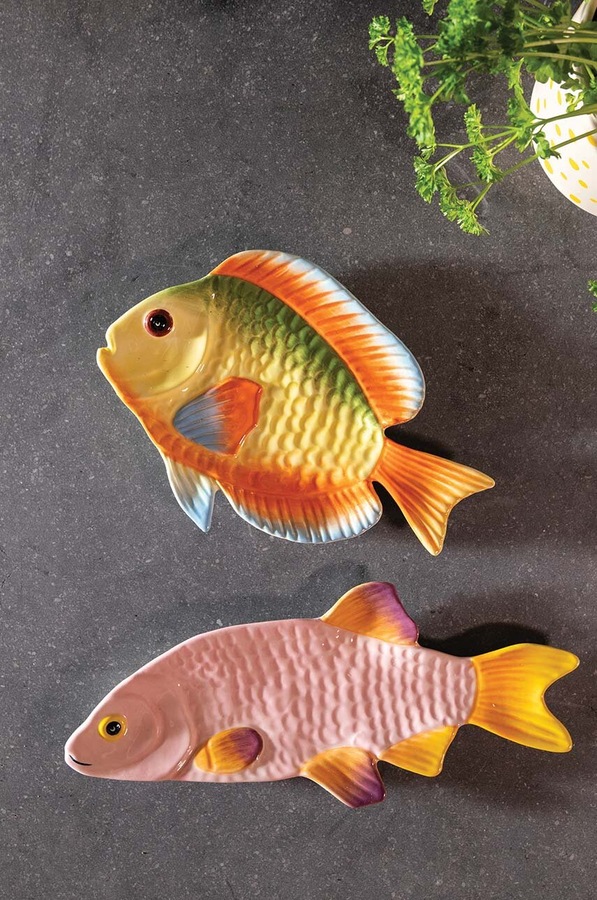Тарілка &k amsterdam Plate Fish Rainbow фото 2