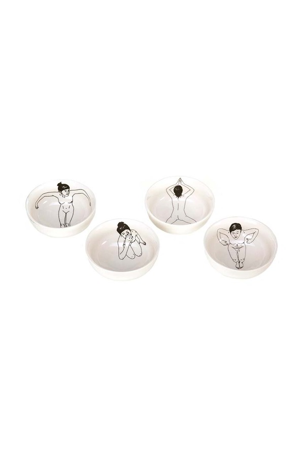 Набір мисок з ложками POLSPOTTEN Undressed Bowls 200 ml 4-pack фото 2