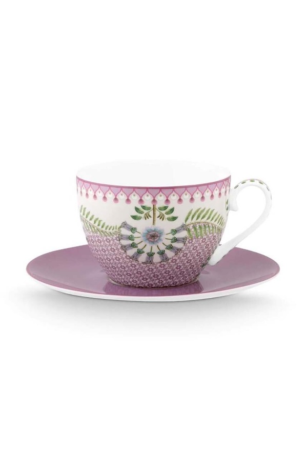 Чашка з блюдцем Pip Studio Lily&Lotus 280 ml