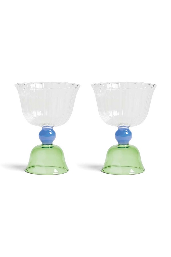 Набор бокалов &k amsterdam tulip green 200 ml 2-pack