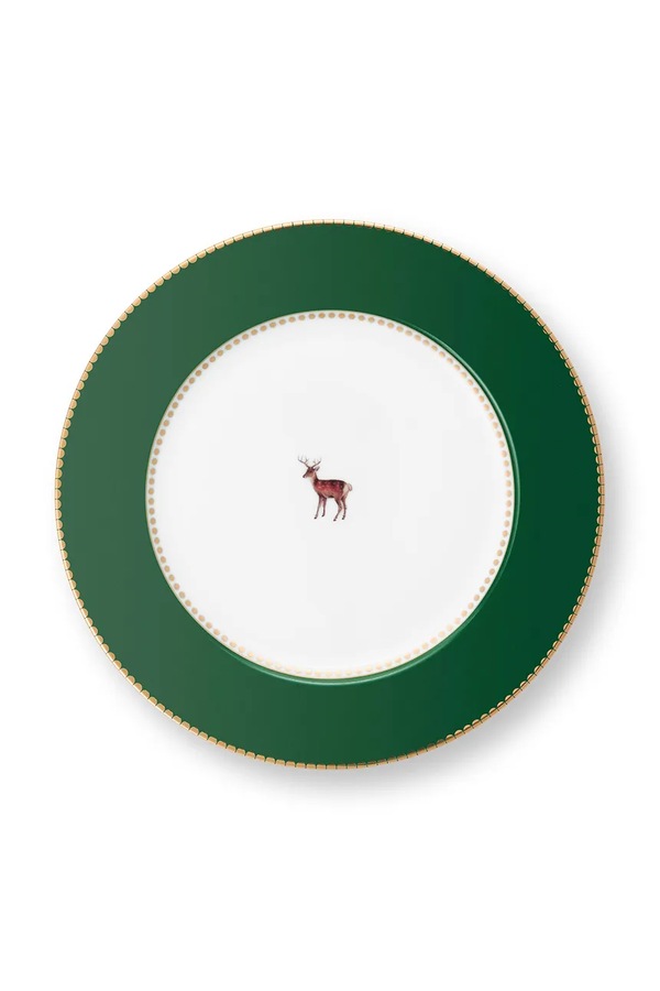 Набір десертних тарілок Pip Studio Birds Dark Green 21,5 cm 6-pack