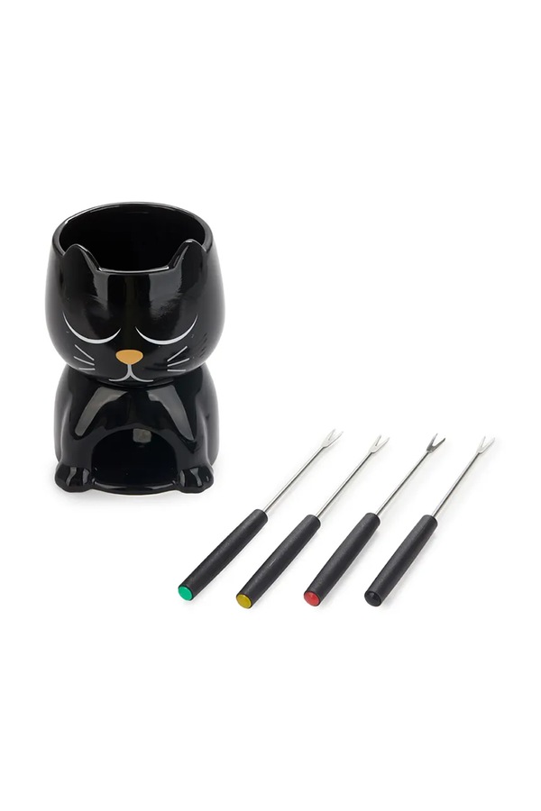Підігрівач для шоколаду Balvi Wake Cat 400 ml колір чорний фото 3