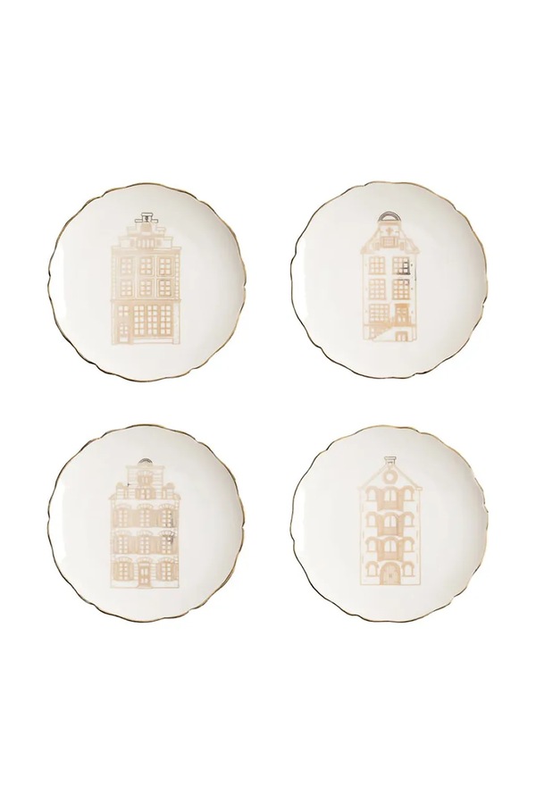 Набір десертних тарілок &k amsterdam Canal House 4-pack
