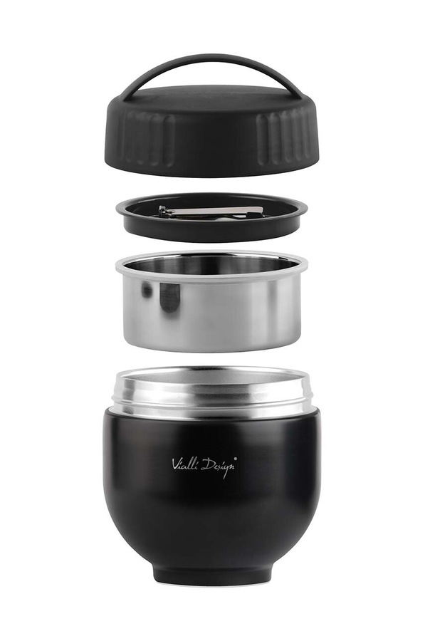 Термос з контейнером і ложкою Vialli Design Fuori 680 ml фото 2
