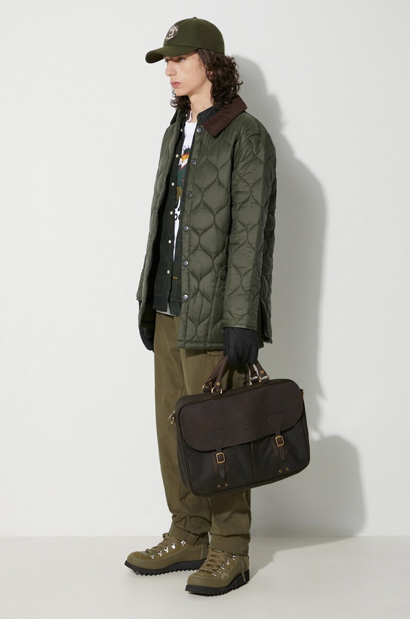 Вельветова сорочка Barbour Blair Tailored Shirt колір зелений