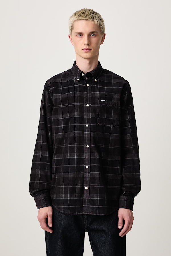 Сорочка чоловіча вельветова Barbour Blair Tailored Shirt колір коричневий