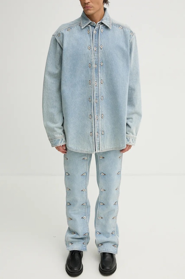 Джинсова куртка Y/Project EVERGREEN SNAP OFF DENIM SHIRT