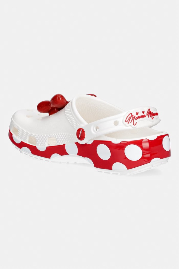 Шлепанцы Crocs Minnie Mouse Cls Clg цвет белый фото 2