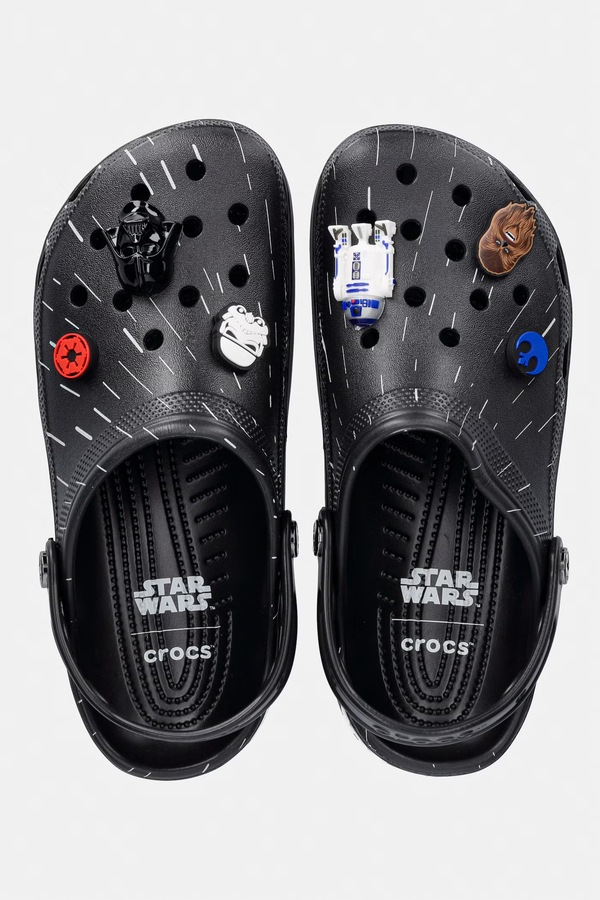 Шльопанці Crocs Classic Star Wars Hyper Space Clog колір чорний