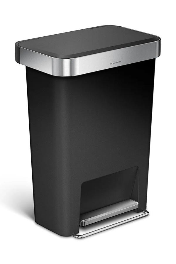 Смітник Simplehuman 45 L колір чорний