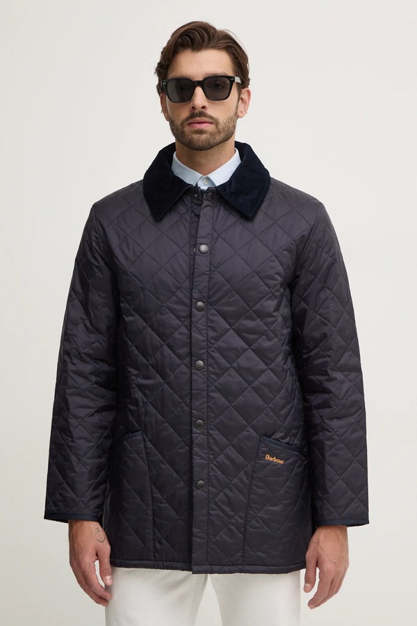 Куртка Barbour le Quilt колір синій фото 4