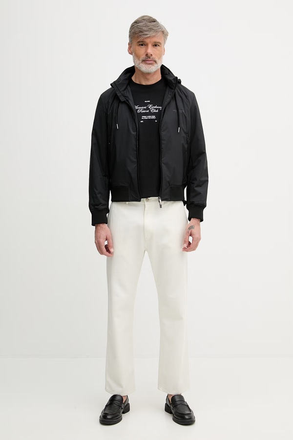 Куртка чоловіча Armani Exchange колір чорний