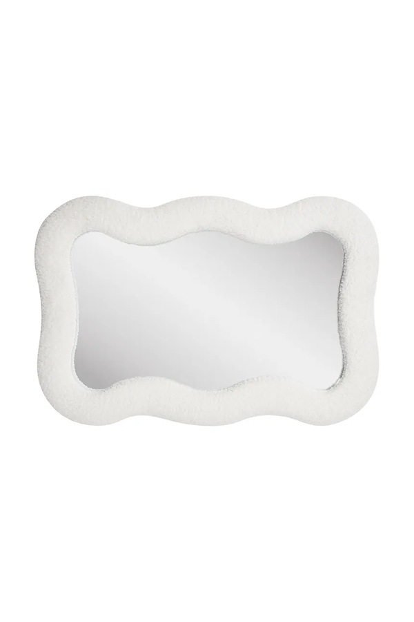 Настінне дзеркало House Nordic Bosaro 80 x 54 cm колір білий