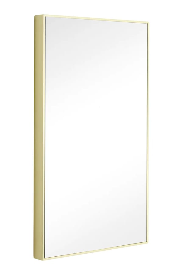 Настінне дзеркало Hübsch Shine 32 x 4 x 55 cm колір жовтий