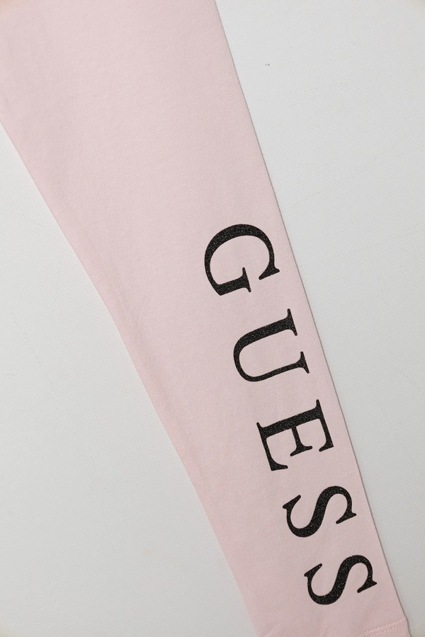 Детские леггинсы Guess цвет розовый фото 2