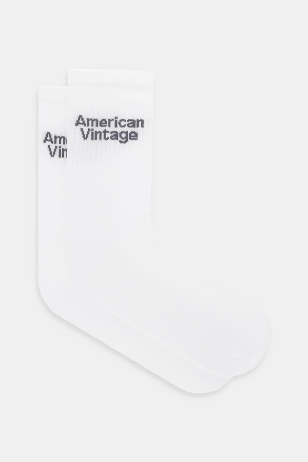 Носки American Vintage цвет белый фото 2