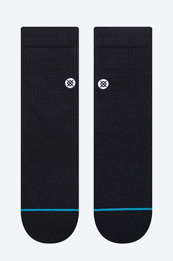 Шкарпетки Stance Icon Quarter колір чорний фото 2