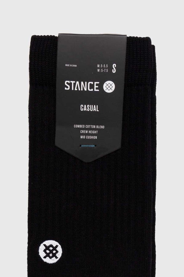 Шкарпетки Stance Icon колір коричневий фото 2