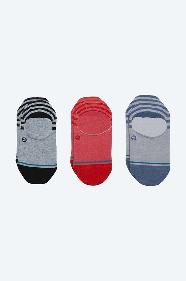 Шкарпетки Stance Sensible Two 3-pack колір червоний