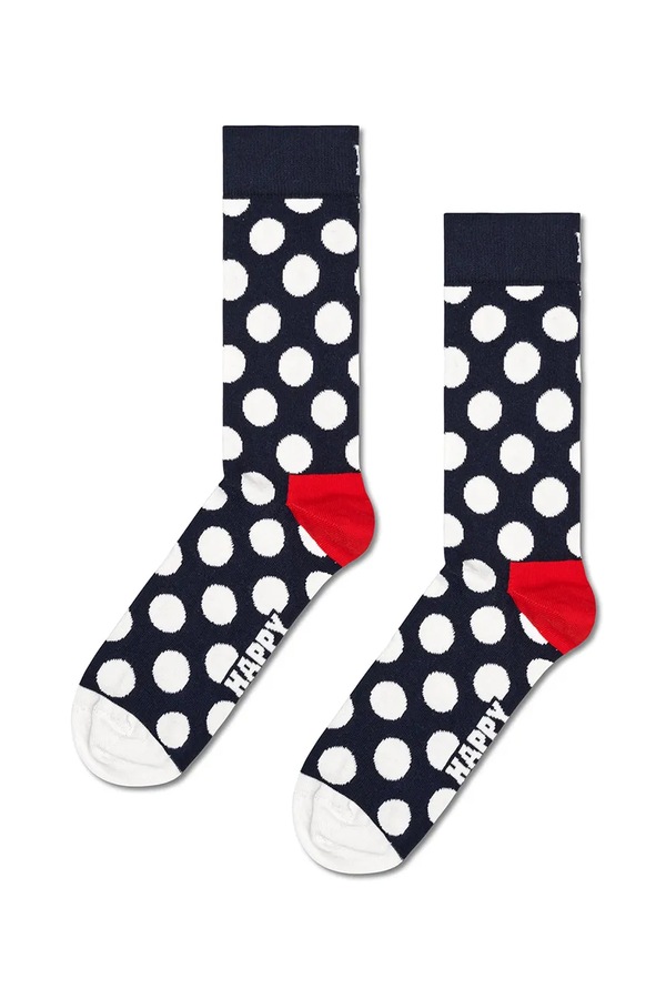 Шкарпетки з бавовною 5 шт. Happy Socks колір червоний