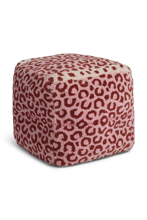 Пуф Doing Goods Pink Leopard Pouf S