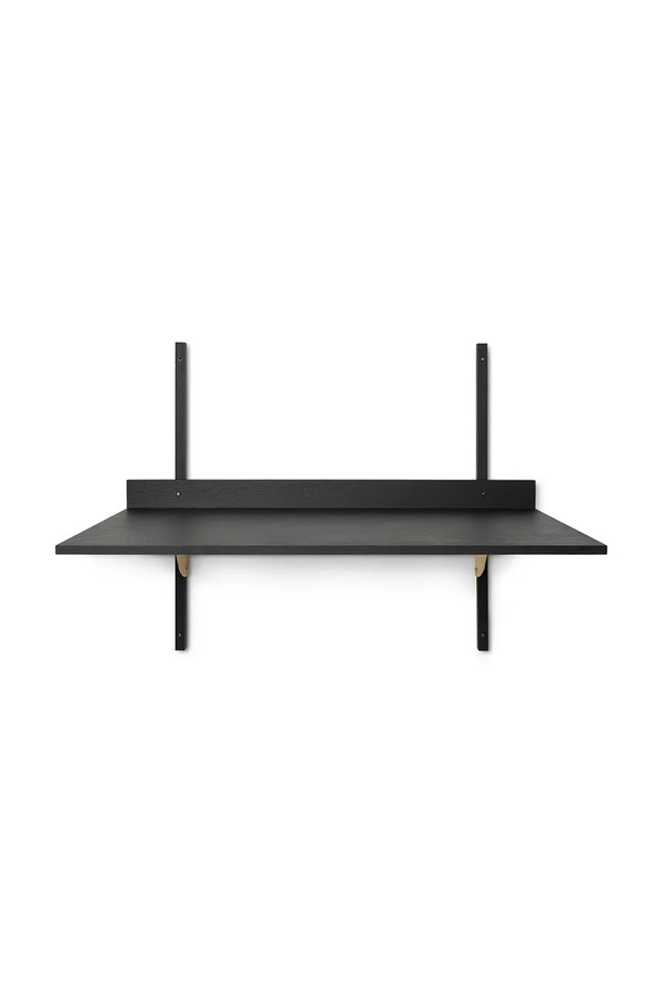 Настінна полиця Ferm Living Sector Desk колір чорний фото 2