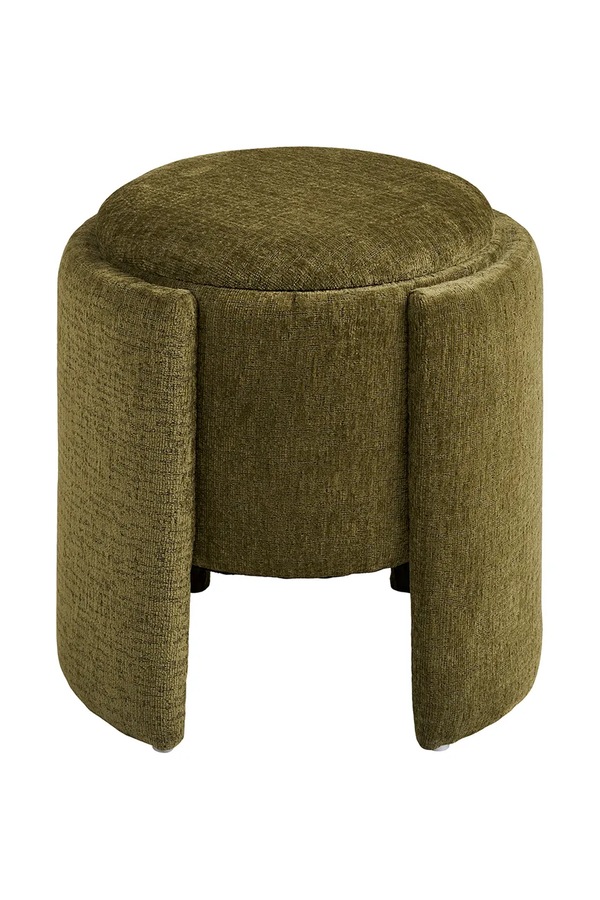 Пуф House Nordic Walsdorf 42 x 43,5 cm колір зелений