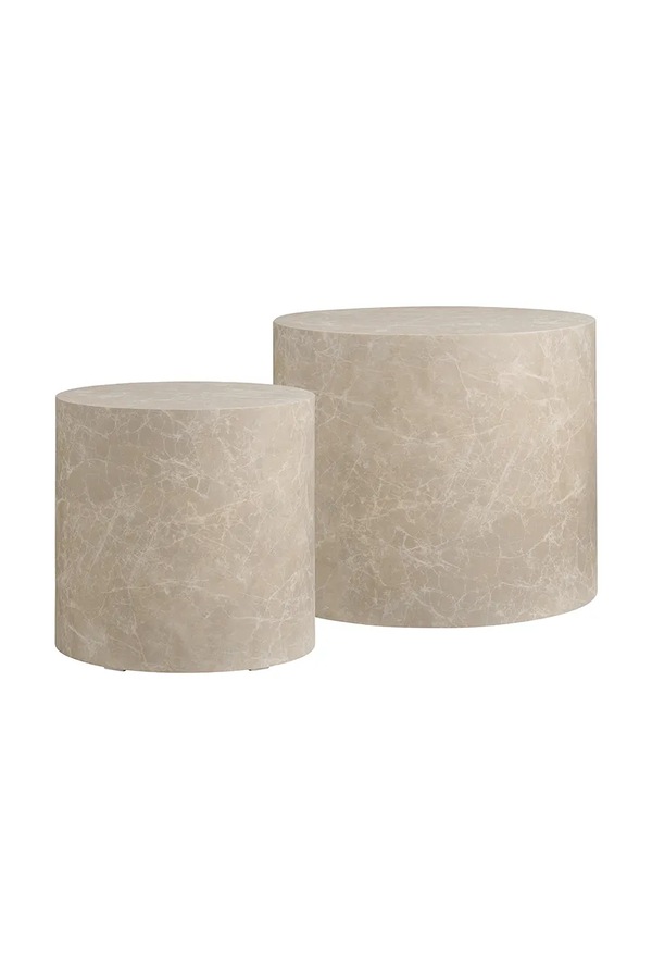 Столик House Nordic Prague 36 x 38 / 40 x 48 cm 2-pack колір сірий
