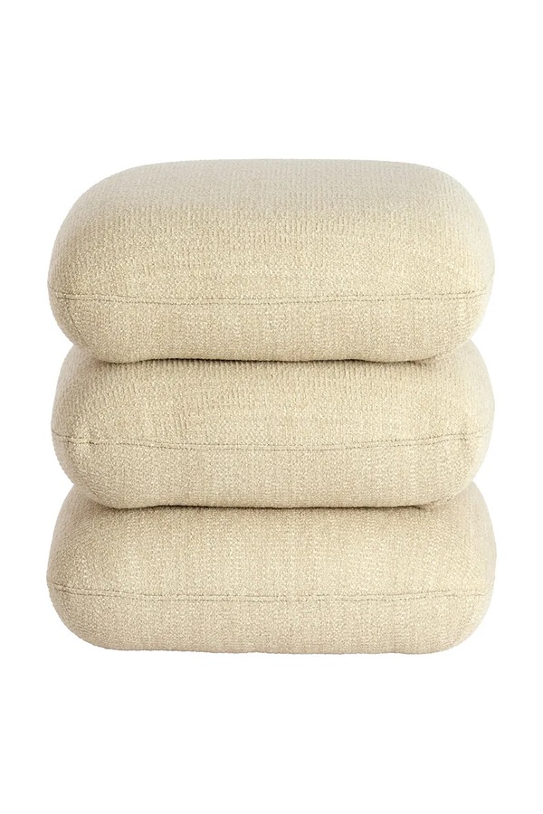 Пуф Light & Living Light & Living Laurie 44,5 x 44,5 x 44,5 cm колір бежевий