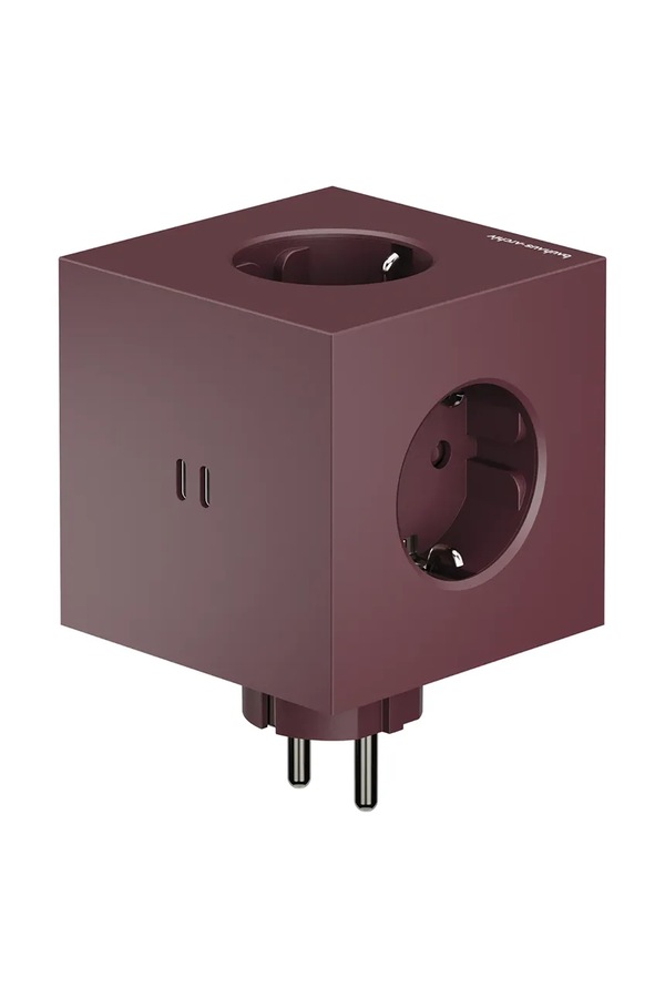 Модульний спліттер Avolt Bauhaus-Archiv USB-C (30W) колір бордовий