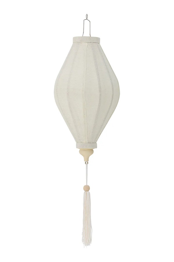 Підвісний декор Bloomingville Pomp 20 x 39 cm колір білий